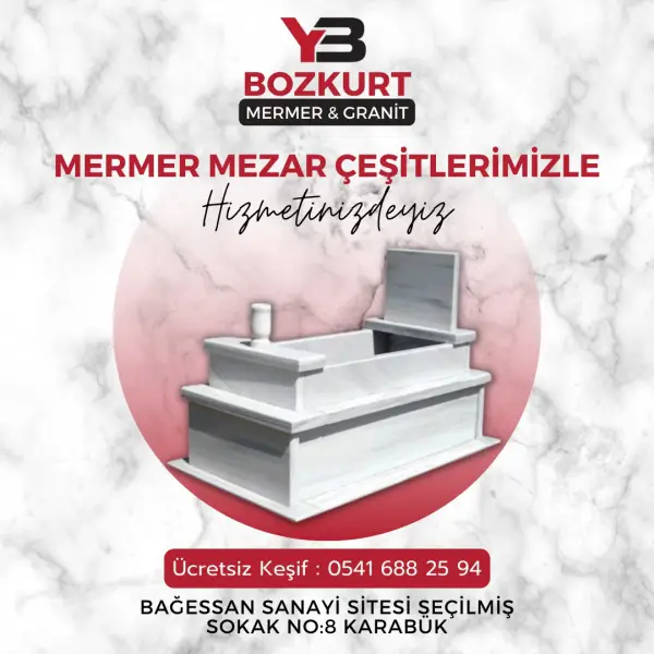 Karabük Mermer Mezar Çeşitleri